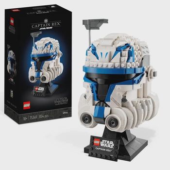 Kit de construcción para adultos LEGO Star Wars 75349 Casco del Capitán Rex; modelo de colección