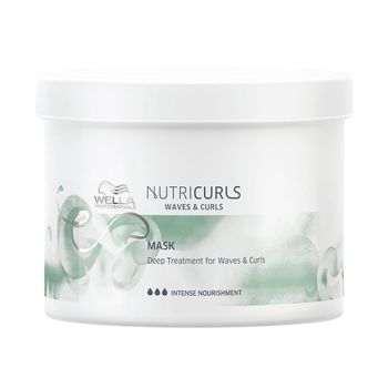 Waves & Curls Mask 500 ml - Wella - Mascarilla nutritiva para cabellos con ondas o rizos.