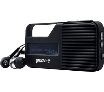 Rio GV-DR01-BK Portable Radio - Black, Black