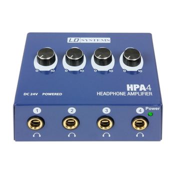 LD Systems HPA4 Amplificador para 4 Auriculares