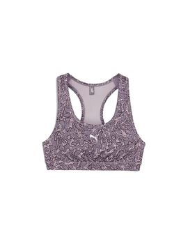 Sujetador deportivo de fitness puma 4keeps mujer lila