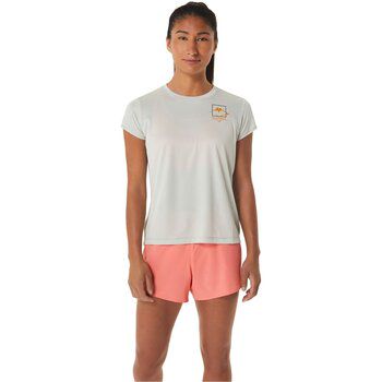 Asics Camisa FUJITRAIL LOGO SS TOP para mujer