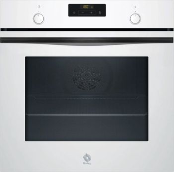 Horno de Vapor - BALAY 3HA5749B3, Cristal Blanco, Pirólisis