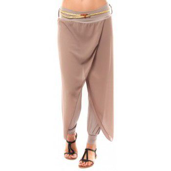 Dress Code Pantalón fluido Pantalon O.D Fashion Beige para mujer