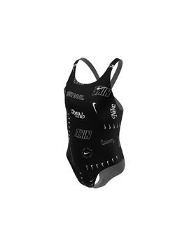 Bañador de natación nike fastback one piece niña negro