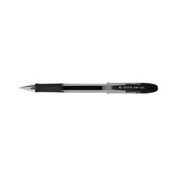 Q-Connect Quick Dry Gel Pen Medium Black (Pack of 12) Ref KF00678