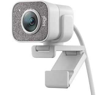 LOGITECH StreamCam Full HD Webcam - White, White