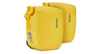 Par de bolsas para bicicleta thule shield pannier 13l  26l  amarillo