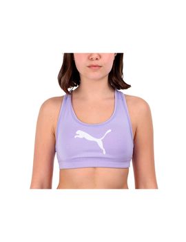 Sujetador deportivo puma individual padel 4 k vivid violeta mujer