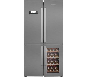 GQN21220WX Fridge Freezer - Stainless Steel, Stainless Steel