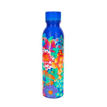 Botella termo 75 cl  azul silicona  28 x 0 x 7 cm