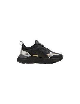 Zapatillas puma cassia metallic shine negro mujer