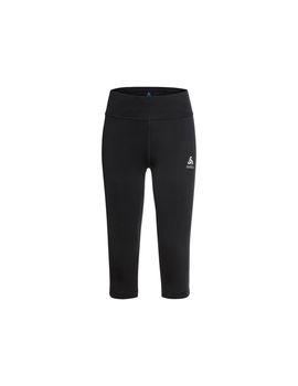 Mallas de running odlo tights 3/4 essential mujer negro