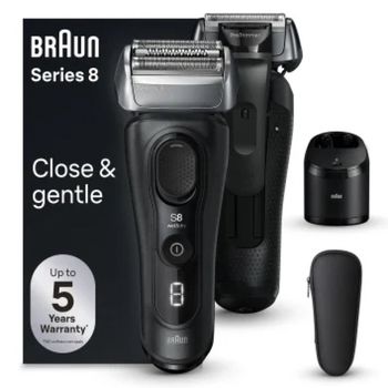 Braun 8560cc Series 8 Wet & Dry Afeitadora de Láminas Negra