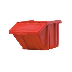 VFM Red Heavy Duty Recycle Storage Bin With Lid