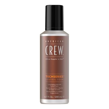 Techseries Control Foam - 200 ml - American Crew - Espuma voluminizadora de control y fijación duraderos.