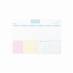 Silvine Weekly Desk Planner 52 Printed Sheets A4 225