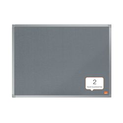 Nobo Essence Grey Felt Notice Board 600x450mm