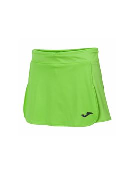 Falda de pádel para tenis joma open ii mujer / niña verde fluor