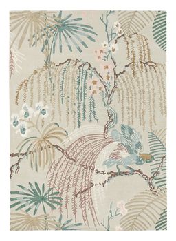 Alfombra beige de lana sand. rainforest grey 170 x 240cm