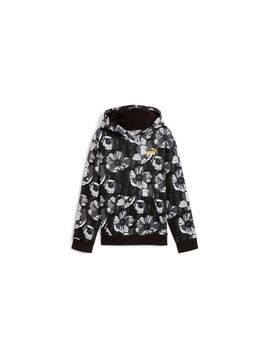 Sudadera casual puma essentials+ class act aop hoodie fl g niña