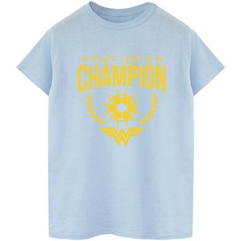 Dc Comics Camiseta manga larga Play Like A Champion para mujer