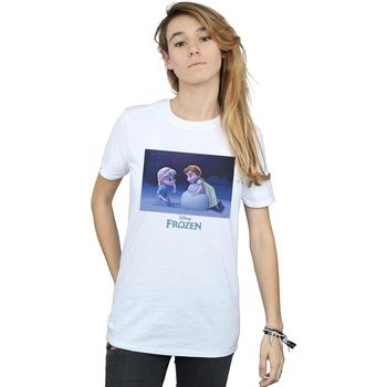 Disney Camiseta manga larga Frozen Build A Snowman para mujer