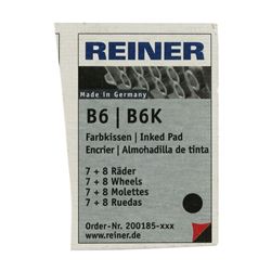 COLOP Reiner B6/8K Replacement Ink Pad Black (2 Pack)