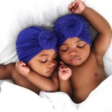 Donut Baby Headbands Infant Headwraps Newborn Turban Hats for Boy Girls Stretchy Beanie Hat Headwear Baby Hair Accessories