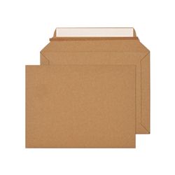 Blake Corrugated Wallet Envelope Peel and Seal 248x348mm Kraft Pack 30