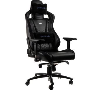 NOBLECHAIRS Epic Gaming Chair - Black & Blue, Black