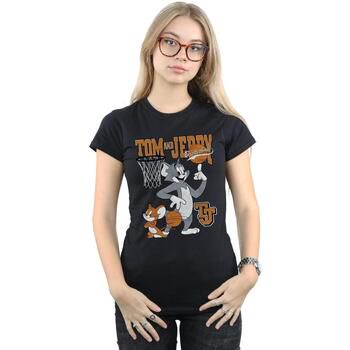 Dessins Animés Camiseta manga larga Spinning Basketball para mujer