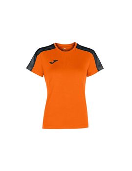 Camiseta joma academy mujer naranja-negro