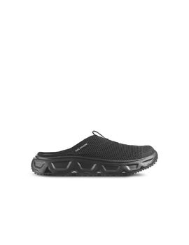 Chanclas de running salomon reelax slide 6.0 negro/gris mujer