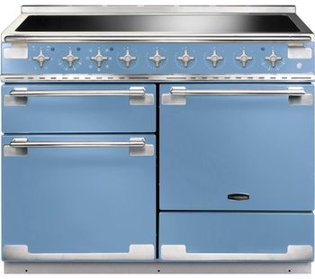 RANGEMASTER Elise 110 Electric Induction Range Cooker - China Blue & Chrome, Blue