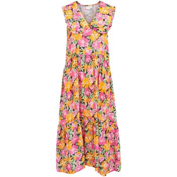 Vila Vestido largo VICOLMENA FLO S/L ANCLE DRESS 14076262 para mujer