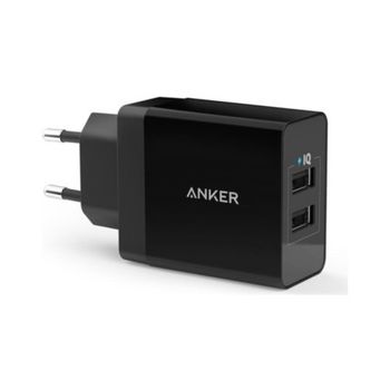 Anker PowerPort II 2 Cargador USB de Pared 24W Negro