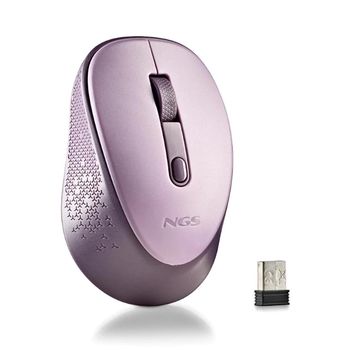 Raton Inalambrico Ngs Dewlilac Lila