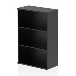 Impulse 1200mm Bookcase Black