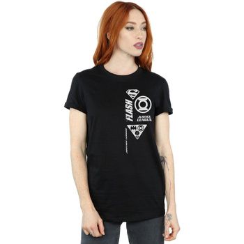 Dc Comics Camiseta manga larga Justice League para mujer