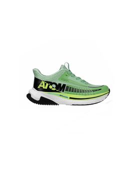 Zapatillas de running atom at131 shark mako white green mujer