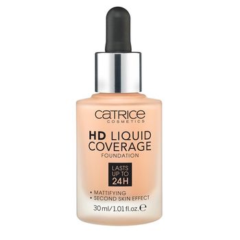 Base de Maquillaje Hd Liquid Coverage - Catrice: -Base de Maquillaje HD Liquid Coverage - 030 Sand Beige