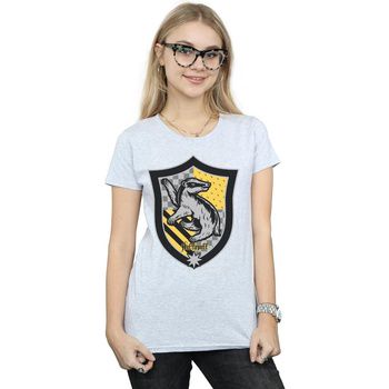 Harry Potter Camiseta manga larga Hufflepuff para mujer