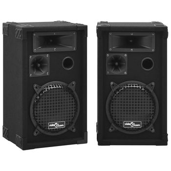 vidaXL Altavoces pasivos escenario profesional hifi 2 uds 800 W negro