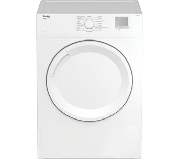 DTGV7000W 7 kg Vented Tumble Dryer - White, White