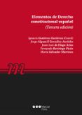 Elementos De Derecho Constitucional Español (3ª Ed)