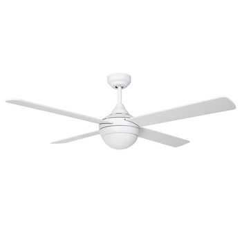 Sulion Baloo Ventilador de Techo con Luz Aspas Reversibles 53W Blanco/Wengué