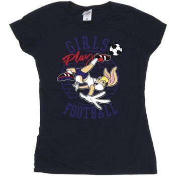 Dessins Animés Camiseta manga larga Girls Play Football para mujer