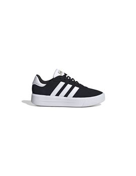 Zapatillas adidas court platform suede mujer negro