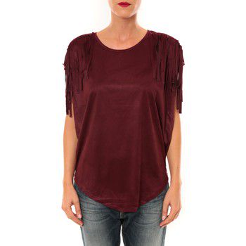 Nina Rocca Blusa Top C1844 bordeaux para mujer